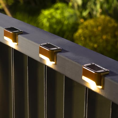 SOLPEX Solar Deck Lights 16 Pack, Warm White Deal on DealUpdates