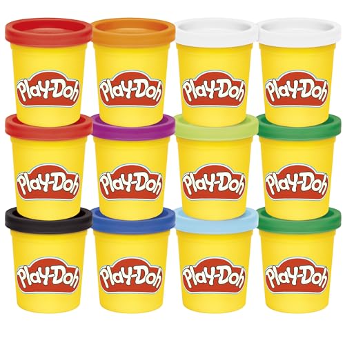 Play-Doh Jewel Colors Bulk 12-Pack 4oz Cans