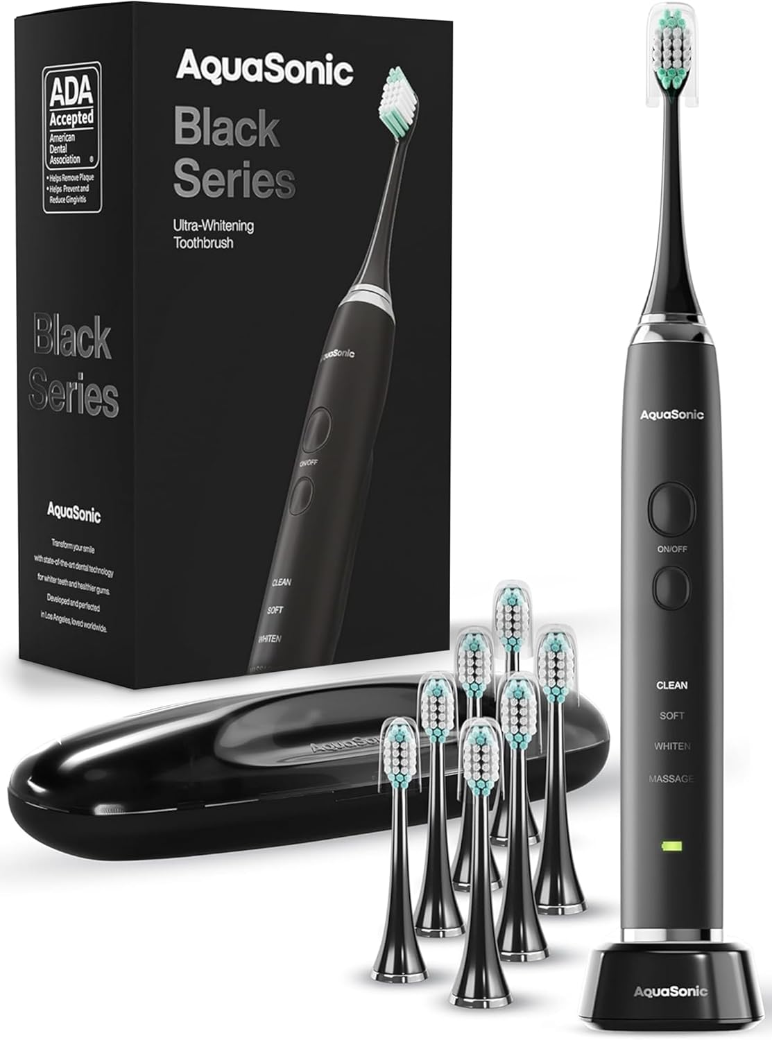 AquaSonic Black Series Ultra-Whitening Toothbrush