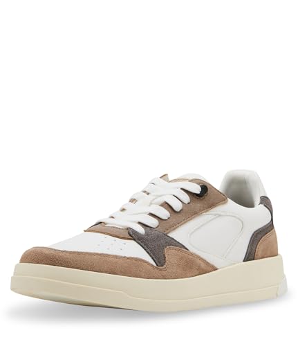 Steve Madden Men's Dynamo Sneaker, Taupe & White