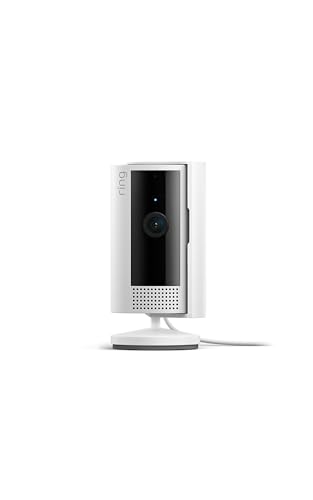 Ring Indoor Cam 1080p HD Security Camera, White