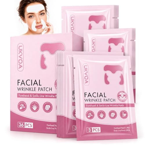 Forehead & Smile Line Wrinkle Patches, 36pc