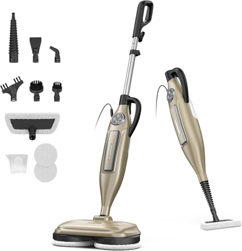DEVOAC VM6 Steam Mop with Rotating Pads, 3 Modes