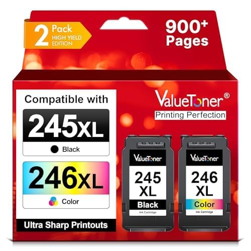 245XL/246XL Ink Cartridge Combo Pack for Canon
