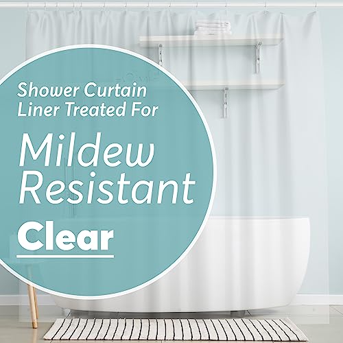 BigFoot Clear Shower Curtain 72x72 with Magnets Deal on DealUpdates