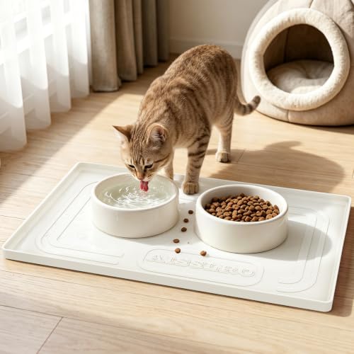 19x12 Waterproof Nonslip Pet Feeding Mat