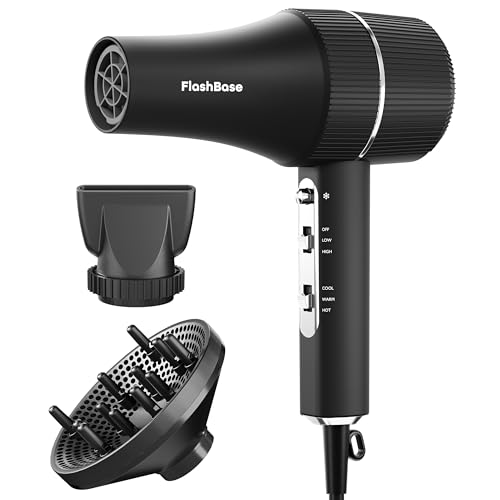Professional High-Speed Ionic Blow Dryer with Diffuser, 1875W Deal on DealUpdates