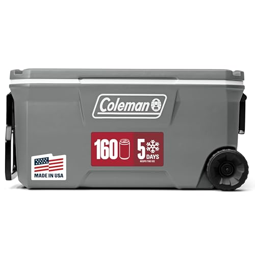 Coleman 100-Quart Rolling Cooler with Wheels Deal on DealUpdates