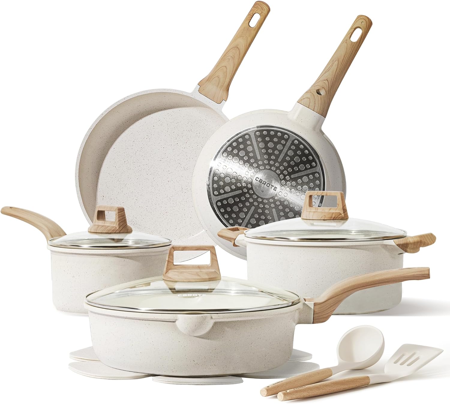 Carote 14-Piece Nonstick Pots and Pans Set