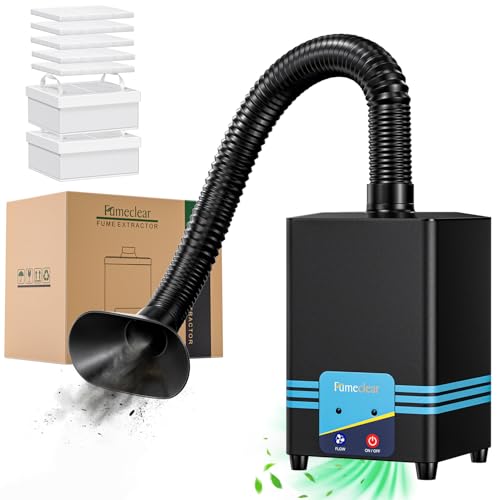 FumeClear FC-2001S Portable Solder Fume Extractor