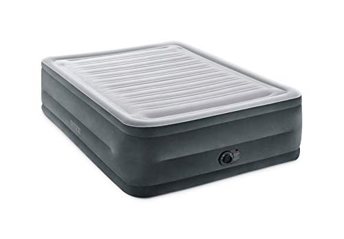 Intex 22in Queen Dura-Beam High-Rise Inflatable Air Mattress with Pump