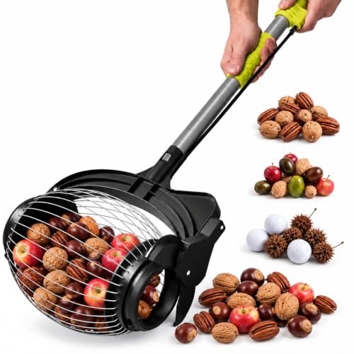 1.8-Gallon Walnut Picker Upper with Pull-Rope Release