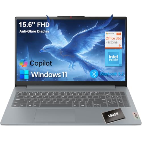 15.6" FHD Laptop, Intel Processor, 8GB DDR5, 128GB SSD