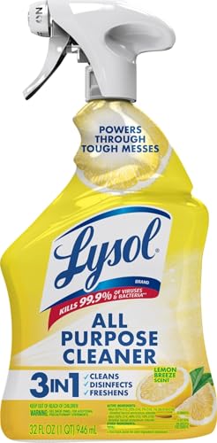 Lysol All Purpose Cleaner Spray, Lemon Breeze, 32 Fl Oz Deal on DealUpdates