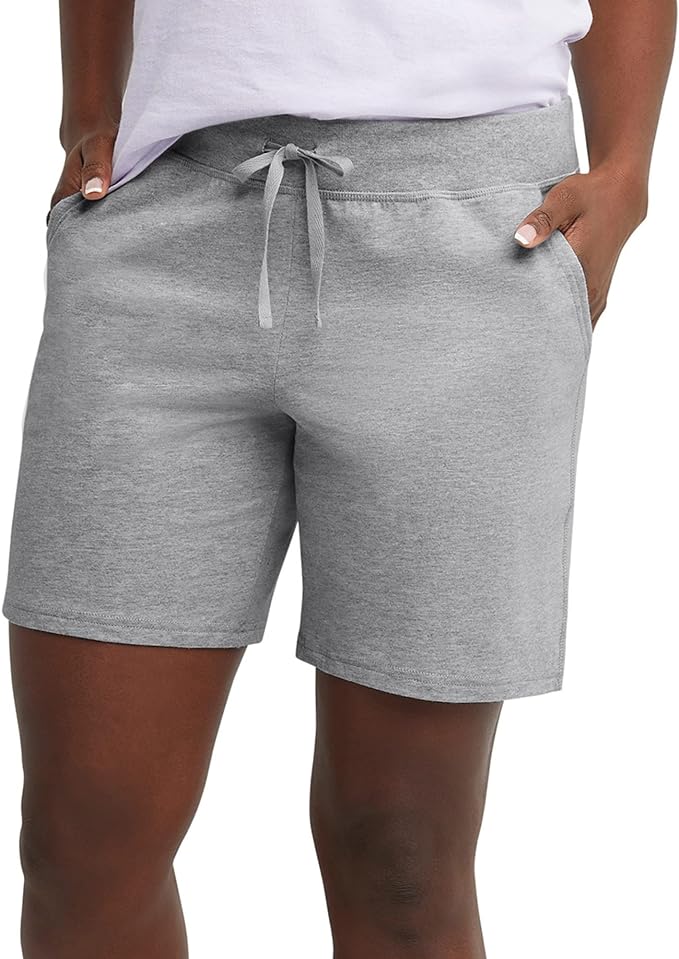 Hanes Women's Jersey Pocket Shorts