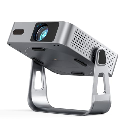 Smart 4K Mini Projector with WiFi, Bluetooth & Auto Focus