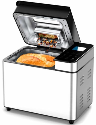 Large Capacity 2LB Automatic Bread Maker, 25-in-1