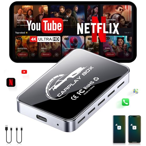 AI Box 3-in-1 Wireless CarPlay Adapter for Android Auto