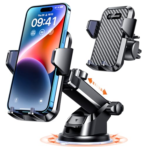 VANMASS 85+ LBS Car Phone Mount with Military-Grade Suction
