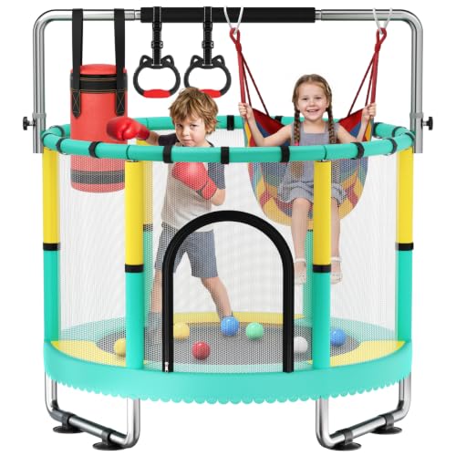 55" Toddler Trampoline for Indoor/Outdoor Use