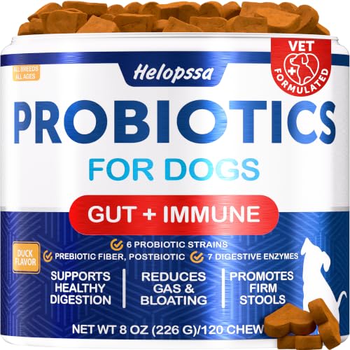 Probiotic Soft Chews for Dogs - 120 Treats