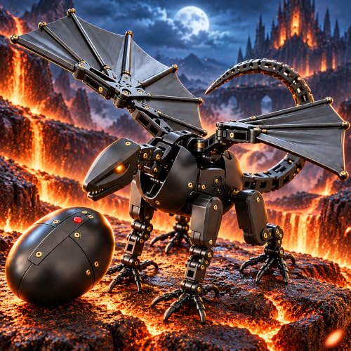 Egg to Dragon Transforming Mechanical Toy