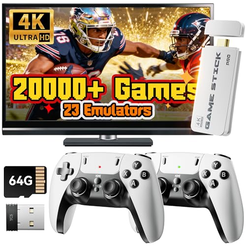 Retro Gaming Console Stick Pro with 20000+ Games
