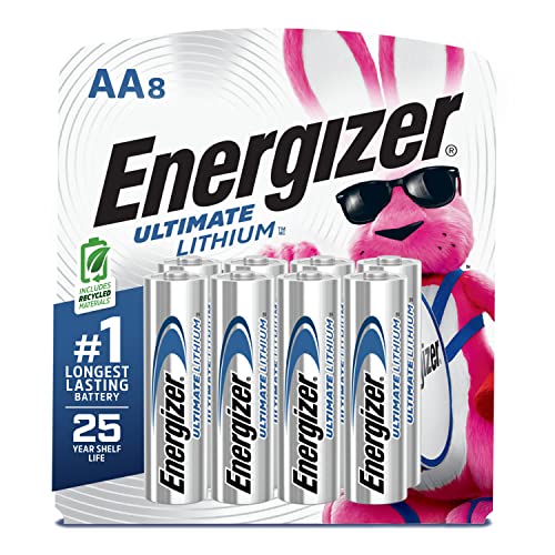 Energizer Ultimate Lithium AA Batteries 8 Pack