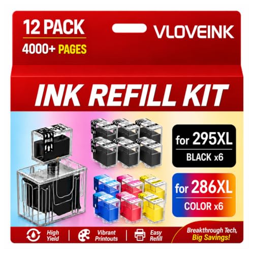 295XL 286XL Ink Refill Kit for Canon Printers