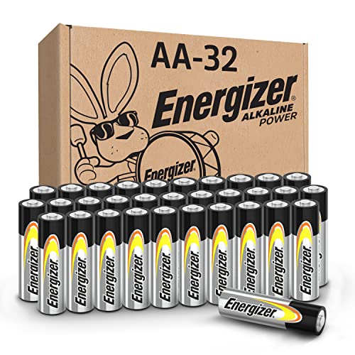 Energizer AA Alkaline Batteries, 32 Count