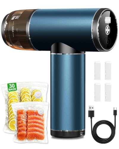 Handheld Vacuum Sealer Machine with 30 Reusable Bags