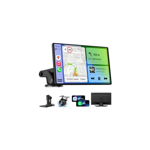 9" Wireless Apple CarPlay Screen with Backup Camera