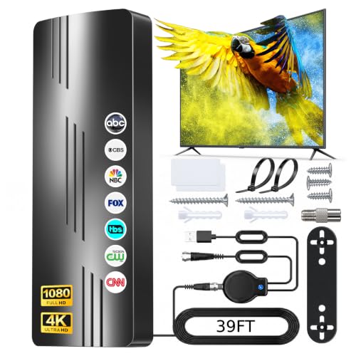 6000+ Mile Amplified TV Antenna