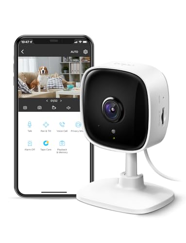 TP-Link Tapo 1080P Indoor Security Camera w/ Night Vision & 2-Way Audio