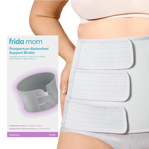 Frida Mom Belly Binder Postpartum Compression Wrap, 9" High