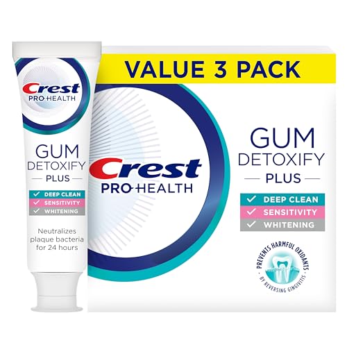 Crest Pro-Health Gum Detoxify Plus Toothpaste 4.5oz (Pack of 3)