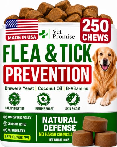 Flea and Tick Prevention for Dogs, 250 Soft Chews