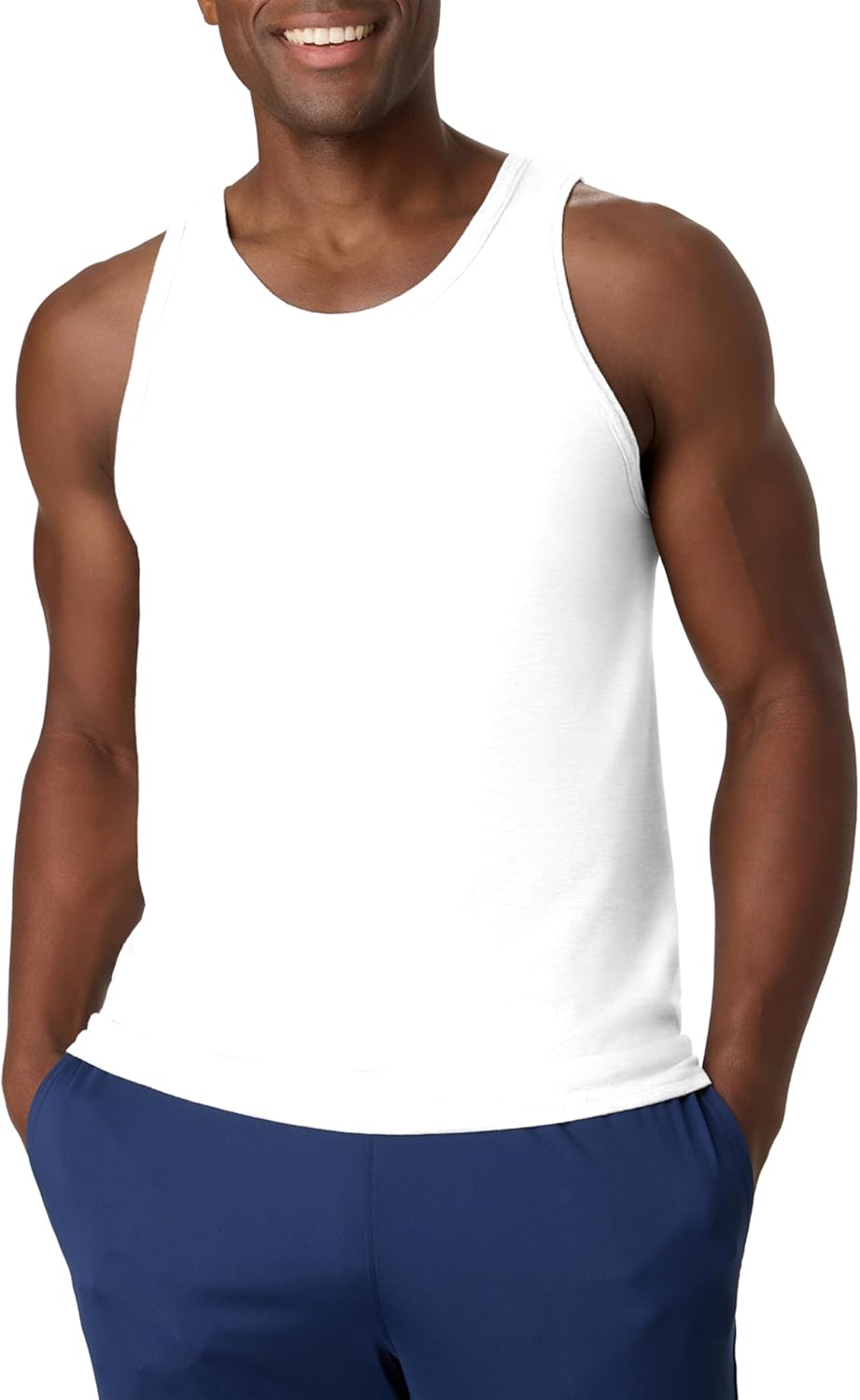 Hanes Men's X-Temp Moisture-Wicking Tank Top, 2-Pack
