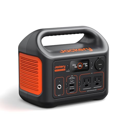 Jackery Explorer 300 Portable Power Station, 292Wh LiFePO4