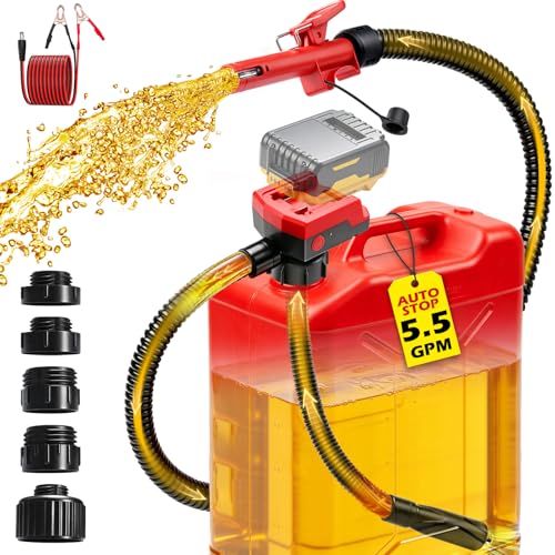 5.5 GPM Cordless Fuel Transfer Pump with Auto Shut-Off