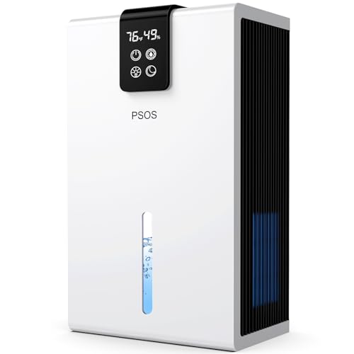 PSOS Dehumidifier 98 OZ Tank, 1000 sq.ft, White