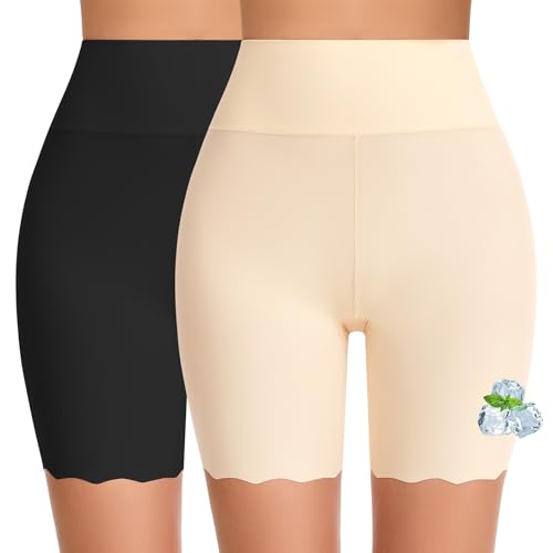 FRESBEIT Cooling Slip Shorts for Women Anti Chafing