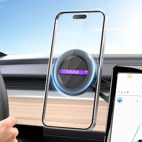 LOXP Aluminum Tesla Phone Mount 360° Rotation Foldable