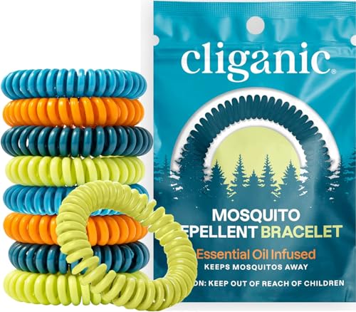 10 Pack Mosquito Repellent Bracelets - DEET-Free Deal on DealUpdates