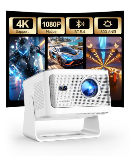 Magcubic HY350MAX Mini Projector, 600 ANSI, 4K Support