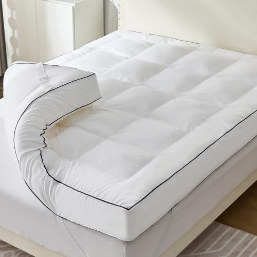Aodenge 4 Inch Memory Foam Mattress Topper Queen