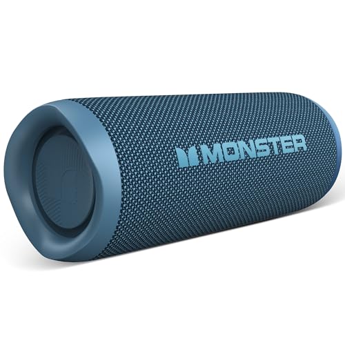 Monster S620 Bluetooth Speaker, 60W Wireless Waterproof Blue