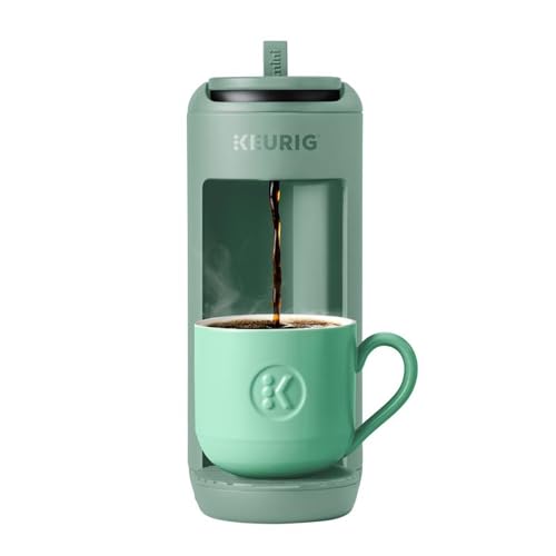 Keurig K-Mini Mate Single Serve Coffee Maker, 12 oz, Glamping Green