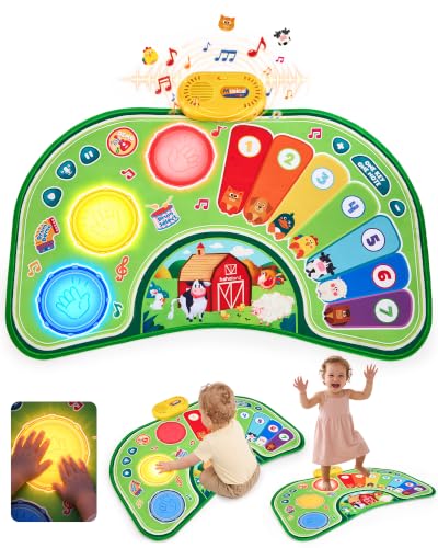 hahaland Baby Musical Play Mat Piano Drum 6-12 Months