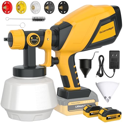 Cordless Paint Sprayer with Dual 4.0Ah Batteries